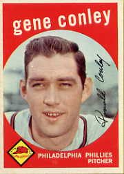 1959 Topps Baseball Cards      492     Gene Conley